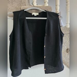 HYFVE Black Sleeveless Top